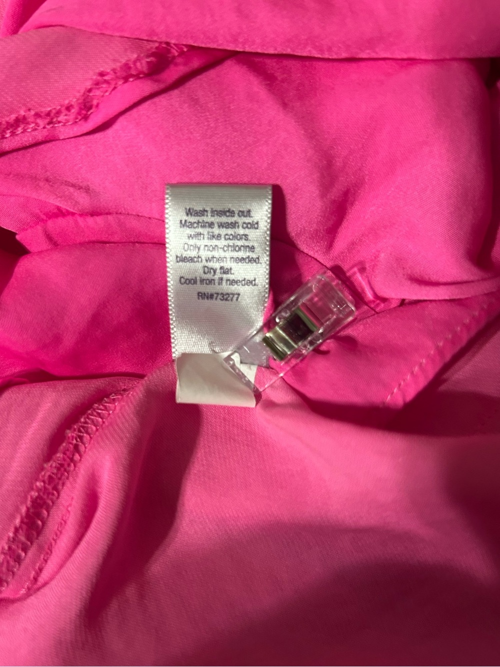 Jennifer Lopez Hot Pink Ruffle Cold-Shoulder Tunic - Picture 8 of 8